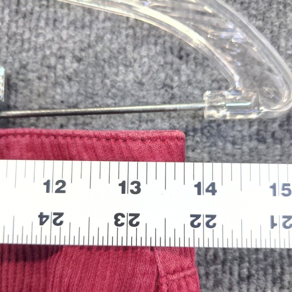 BDG Women's High Rise Corduroy Mom Jeans Red Size 27 Cotton 5-Pocket - Picture 11 of 12